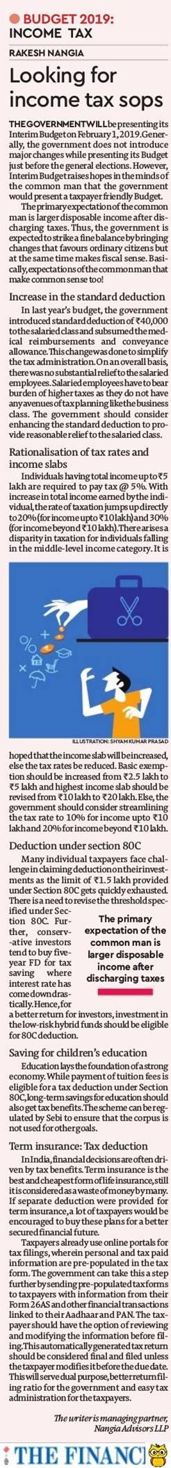 Income tax payers seeking more disposable income in hands